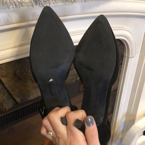 Pointed Toe Kitten Heel Black 8 Cato - Picture 6 of 8